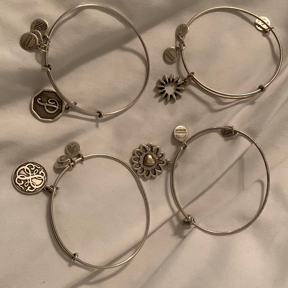 4 Alex and Ani Bracelets